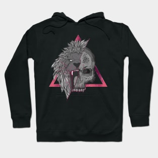 Lion and Skull Hoodie